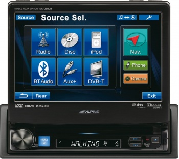 1 DIN MOBILE MEDIA STATION IVA - D800R 
