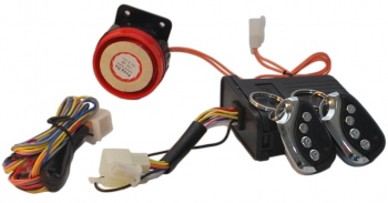 Sistem de alarma pentru motociclete, ATV, scutere