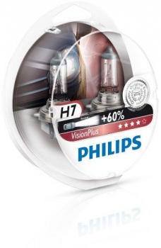 Philips Set becuri H7 12V 55W VisionPlus