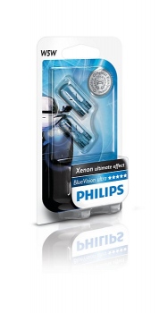 Philips Set becuri W5W 12V/5W BlueVision