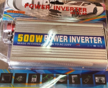 Invertor 500W 12Vcc-220Vdc cu USB