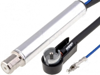 Separator antenă; ISO soclu, ISO mufă în unghi; Audi, Seat, VW