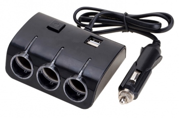 Bricheta tripla cu USB si intrerupator
