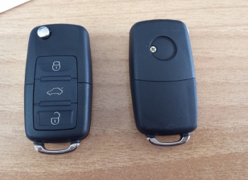 Carcasa telecomanda compatibila VW tip briceag 3 butoane