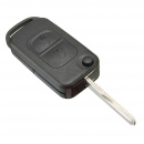 Carcasa telecomanda compatibila Mercedes tip briceag cu 2 butoane
