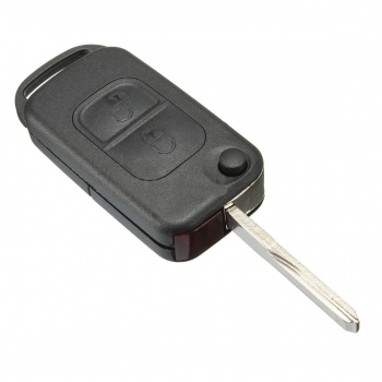 Carcasa telecomanda compatibila Mercedes tip briceag cu 2 butoane