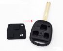 Buton cauciuc carcasa compatibila Toyota cu 3 butoane.