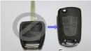 Carcasa telecomanda tip briceag cu 3 butoane compatibila Opel