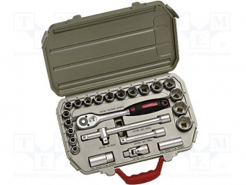 Set chei capete tubulare 25 bucati 