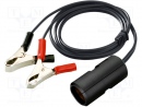 PRO CAR 67884000 Adaptor soclu bricheta auto; soclu bricheta auto x1; 8A; neagra