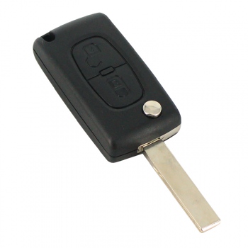 Carcasa telecomanda tip briceag cu 2 butoane cheie Peugeot / Citroen