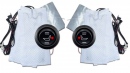 Set incalzire carbon pentru 2 scaune cu 2 trepte