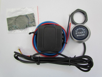 Buton pornire motor iluminare albastru