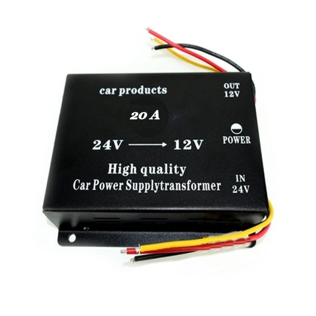 Invertor tensiune 24V la 12V 20A ACC-1920 - Auto100.ro