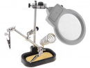 Lupa 90mm cu suport PCB si iluminare SATND-01
