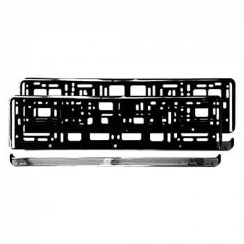 Suport numar 2 bucati Cromat - CR0101