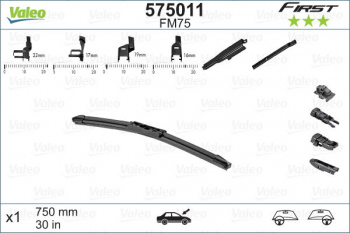 Stergator parbriz Valeo MULTICONNECTION FB 750 MM FM75 - 575011