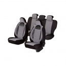 SET HUSE SCAUN RACING GRI - NEGRU 44493