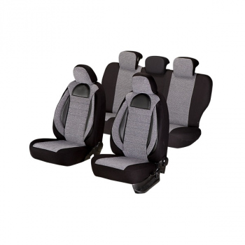 SET HUSE SCAUN RACING GRI - NEGRU 44493