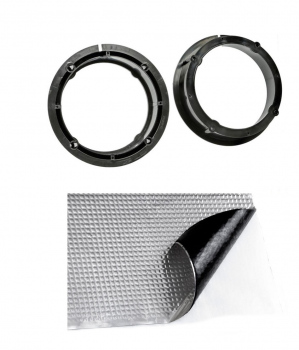 Set inele adaptor difuzoare + folie insonorizant - VW Seat 271320-12 