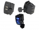 USB dual 2x 2,1A buton cu capac