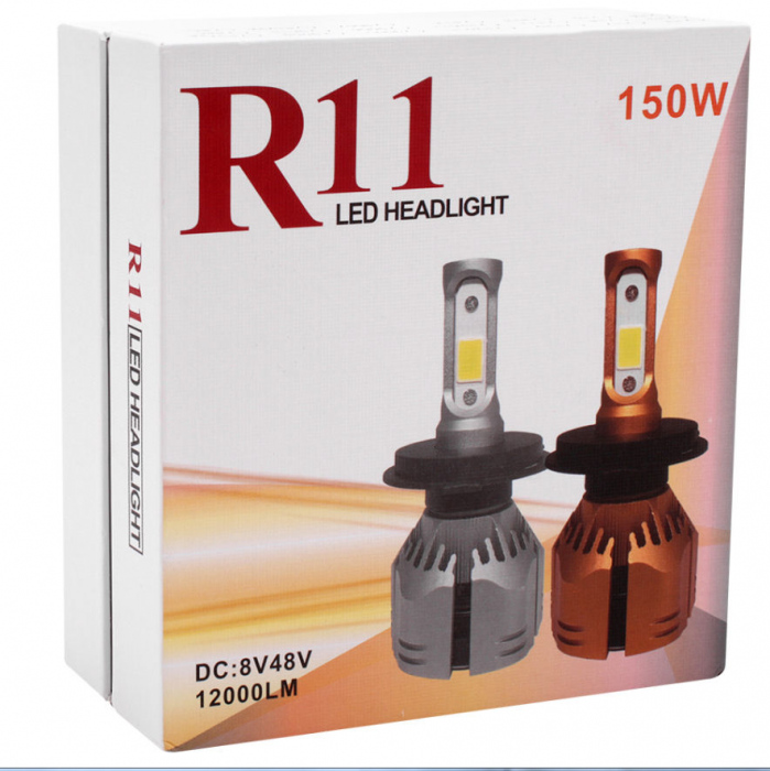 Set H11 led R11 12000LM, 150W Auto100.ro