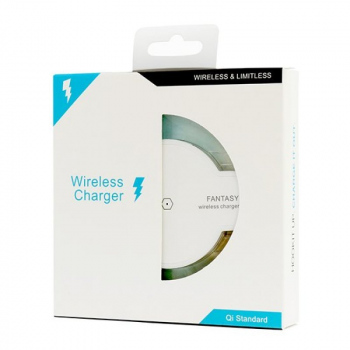 Incarcator wireless cu inductie QI universal - LED ENTERPRISE alb 10W