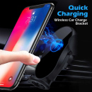 Suport auto fixare automata cu incarcare wireless 15W