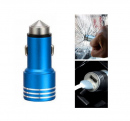 Incarcator auto 5V 2.1A cu ciocan USB dual pentru securitate