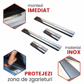 Protectie praguri usi inox Subaru Forester fabricatie 2002-2008