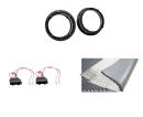 Pachet inele + adaptoare difuzor VW Golf IV + insonorizant auto 