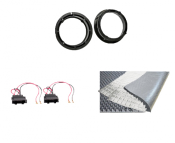 Pachet inele + adaptoare difuzor VW Golf IV + insonorizant auto 