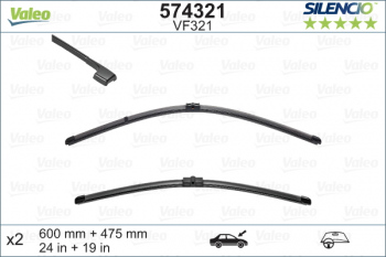 Set stergatoare Valeo SILENCIO X.TRM 600/475 MM VF321 BMW E90/E91