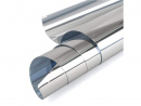Folie protecţie solară Silver cu efect de oglindă, aplicare la interior 0.5 x 3 m