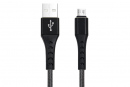 CABLU DATE INCARCARE FISH FAST CHARGE 3.0 USB LA MICRO USB 1M 3A NEGRU 02792