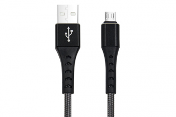 CABLU DATE INCARCARE FISH FAST CHARGE 3.0 USB LA MICRO USB 1M 3A NEGRU 02792