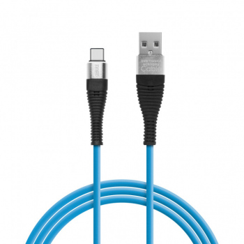 Delight - Cablu de date - iPhone "lightning", 2 m, silicon, 4 culori