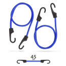 Set de cordeline de fixare profesionale - Albastru - 45 cm x 8 mm - 2 buc. / pachet
