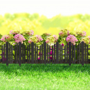 Bordura pt. pat de flori / gard - 56 x 20 cm - Negru