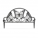 Garden of Eden - Bordură pentru pat de flori / gard - 49,5 x 31 cm - negru