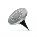 Lampă solară LED - circulară - alb cald - 12 cm Lampă solară LED - circulară - alb cald - 12 cm