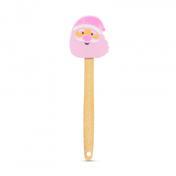 Spatulă din silicon - Moș Crăciun - 29 x 7,6 cm