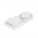 Feliator ouă - plastic / oțel inoxidabil - 19 x 8 cm Feliator ouă - plastic / oțel inoxidabil - 19 x 8 cm