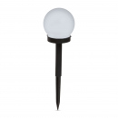 Lampa solara LED - plug-in - sferica, alb rece - Ø10 cm