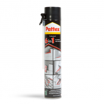 Spumă adezivă PATTEX 6 în 1 - 750 ml