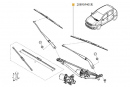 LAMELA STERGATOR PARBRIZ STG. MODEL FLAT 288905401R