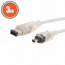Cablu FIRE-WIREfisa 4p. - fisa 6p.3.0 m Cablu FIRE-WIREfisa 4p. - fisa 6p.3.0 m