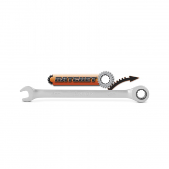 Cheie inelara cu clichet combinata cu cheie fixa, 8 mm