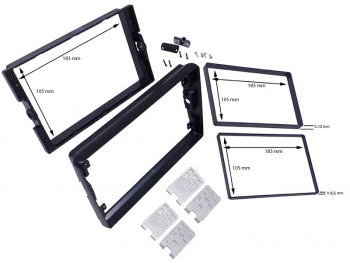 Kit universal instalare radio 9 inchi 183×105 mm cu inclinare