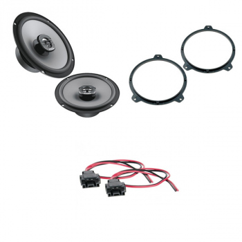 Pachet audio BMW E46, Difuzoare Hertz UNO X 165, 220W + Inele adaptoare + conectori 